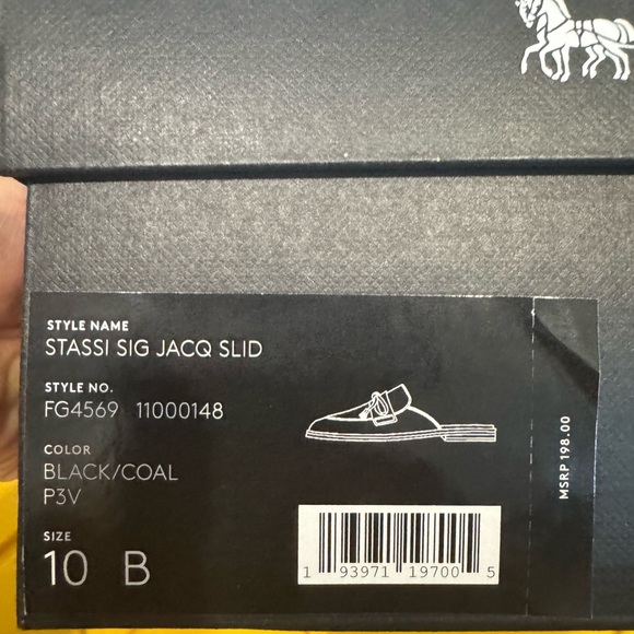 Coach Stassi Signature Black & Gray Slide Loafer - Picture 2 of 5